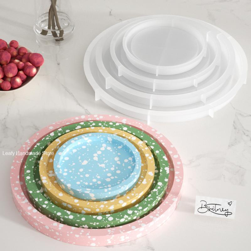 Tray Mold Rectangle - 4 Tipos de Bandeja Circular Silicone