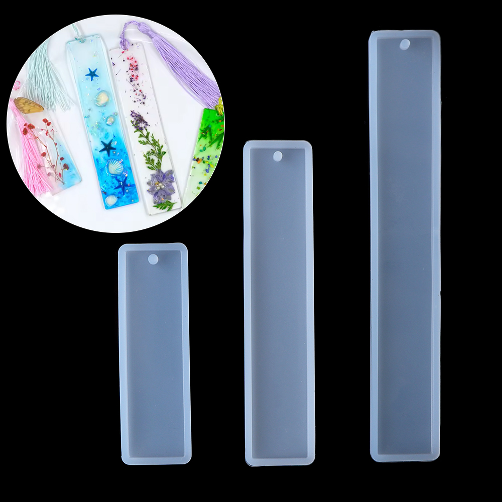 Resin Art Bookmark - 1 pc marcador de silicone molde