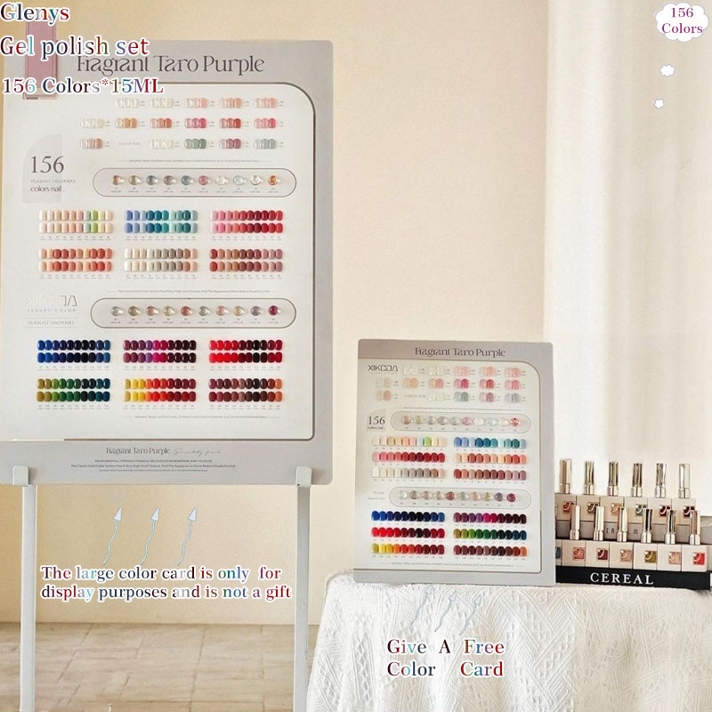 Resin Art Learning - Glenys 156 peças * 15ml esmalte