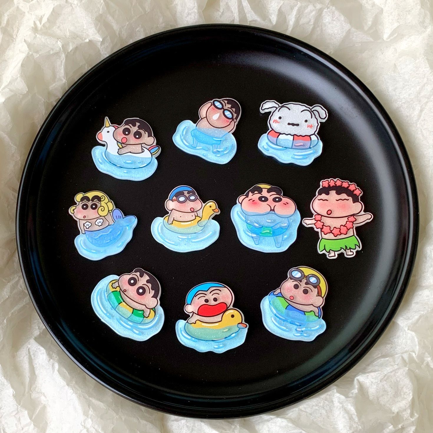 Resin Art Accessories - Adesivos decorativos 3D DIY de resina