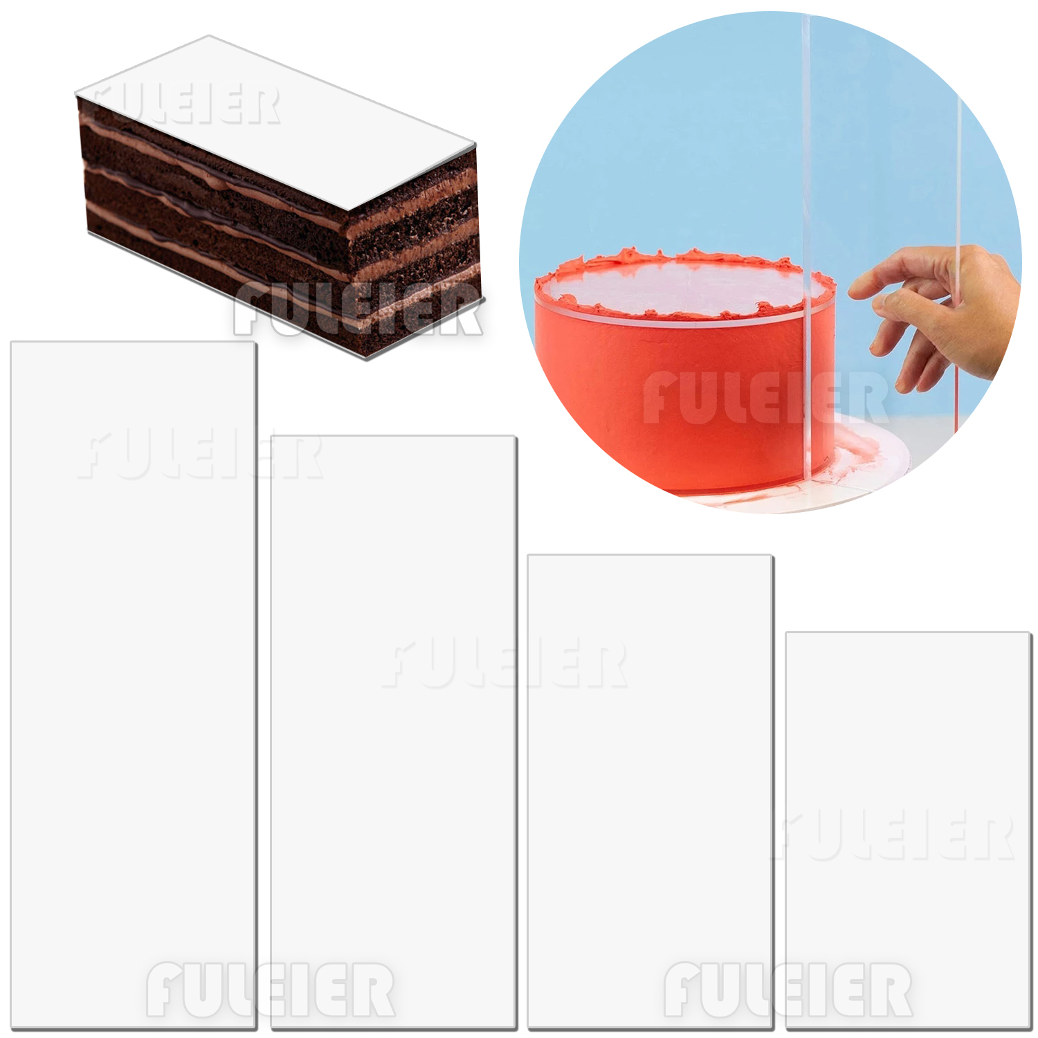Tray Mold Rectangle - Ferramenta de cozimento do suporte da