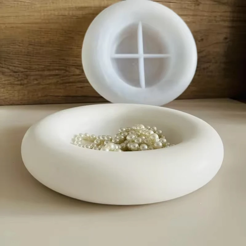 Tray Mold Rectangle - Bandeja redonda grande, molde de silicone