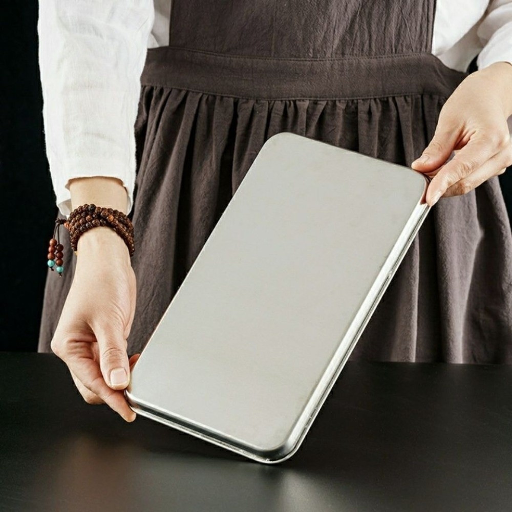 Tray Mold Rectangle - Bandeja de aço inoxidável de qualidade