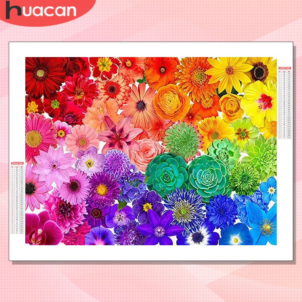 Resin Art With Rose - Kits de Arte em Diamante HUACAN,
