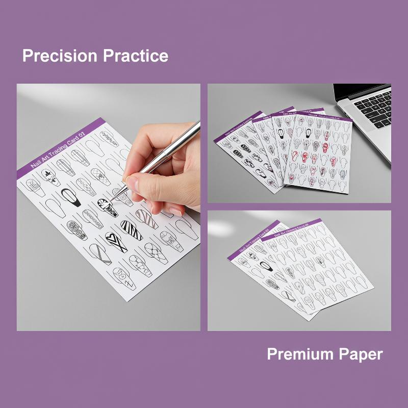 Resin Art Learning - 10 Peças de Papel para Prática