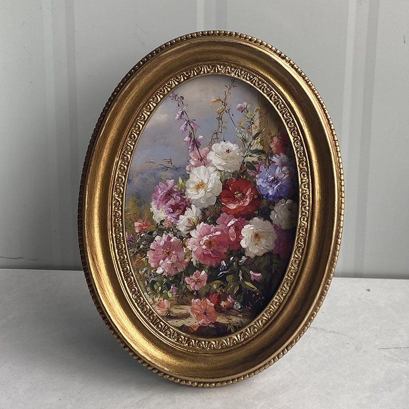 Moldura de foto dourada em rel - Resin Art Gallery avaliação e preço