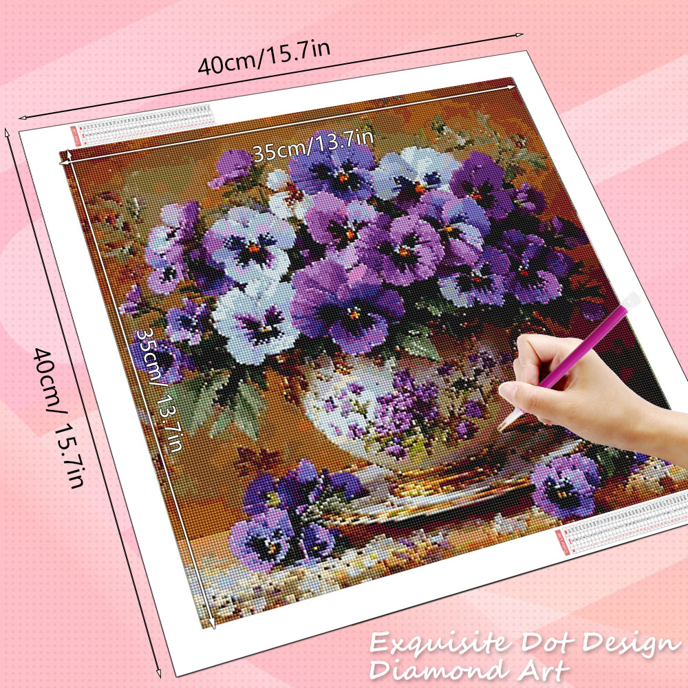 Huacan 5d diamante mosaico ros - Resin Art With Rose avaliação e preço