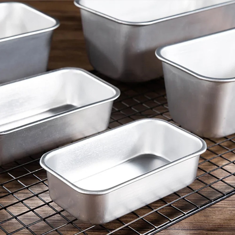 5 tamanho de alumínio pão pan  - Tray Mold Rectangle avaliação e preço