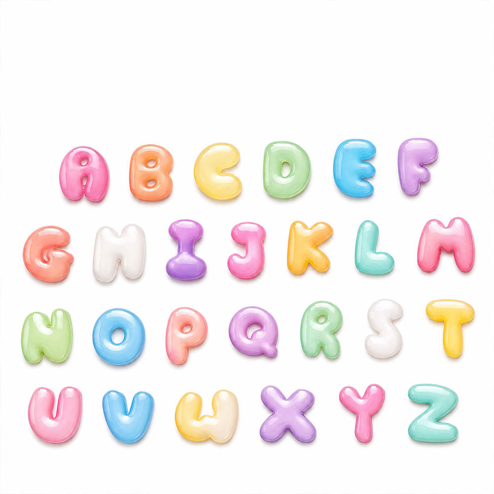 Molde de Silicone Mini S0321 p - Resin Art Letters avaliação e preço