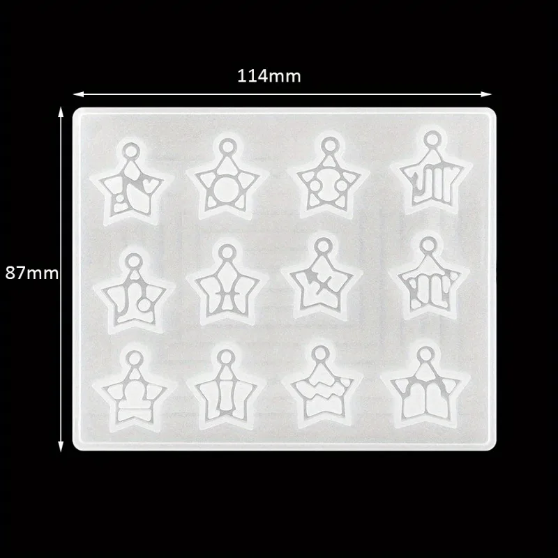 12 moldes de resina de constel - Resin Art Letters avaliação e preço