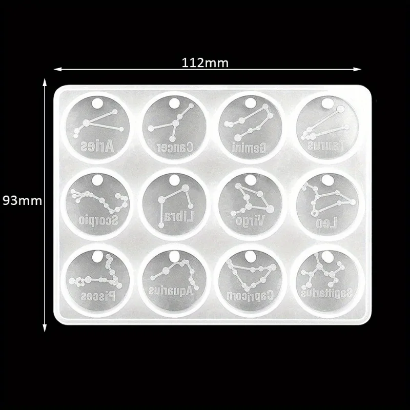 12 moldes de resina de constel - Resin Art Letters avaliação e preço
