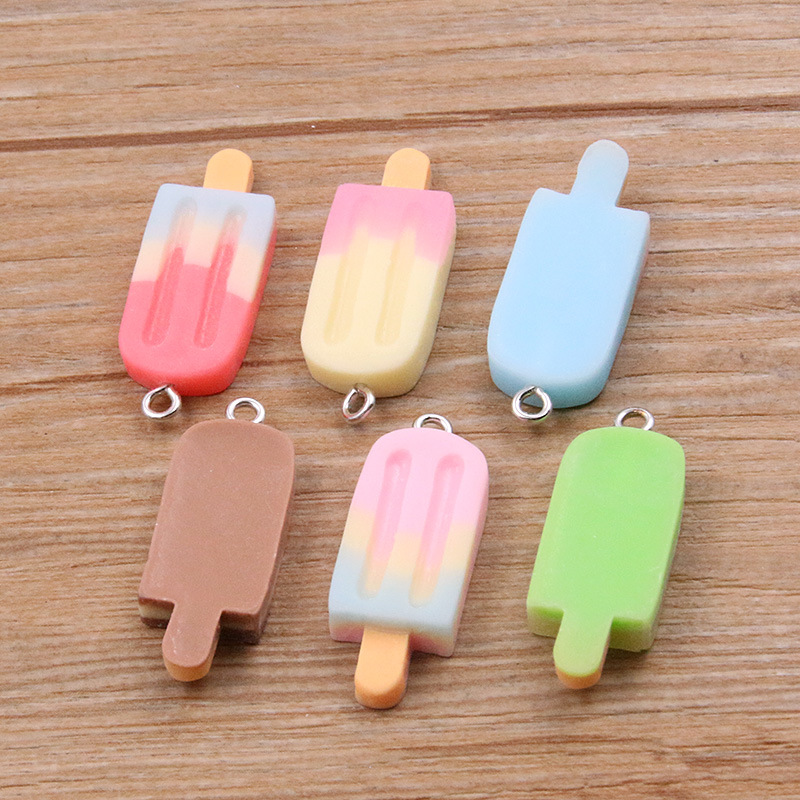 6 Peças de Pingentes de Resina - Resin Art Accessories avaliação e preço