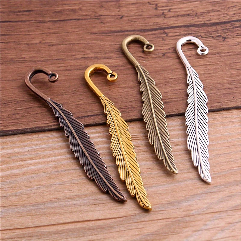 12pçs 113x16mm bronze antigo b - Resin Art Bookmark avaliação e preço