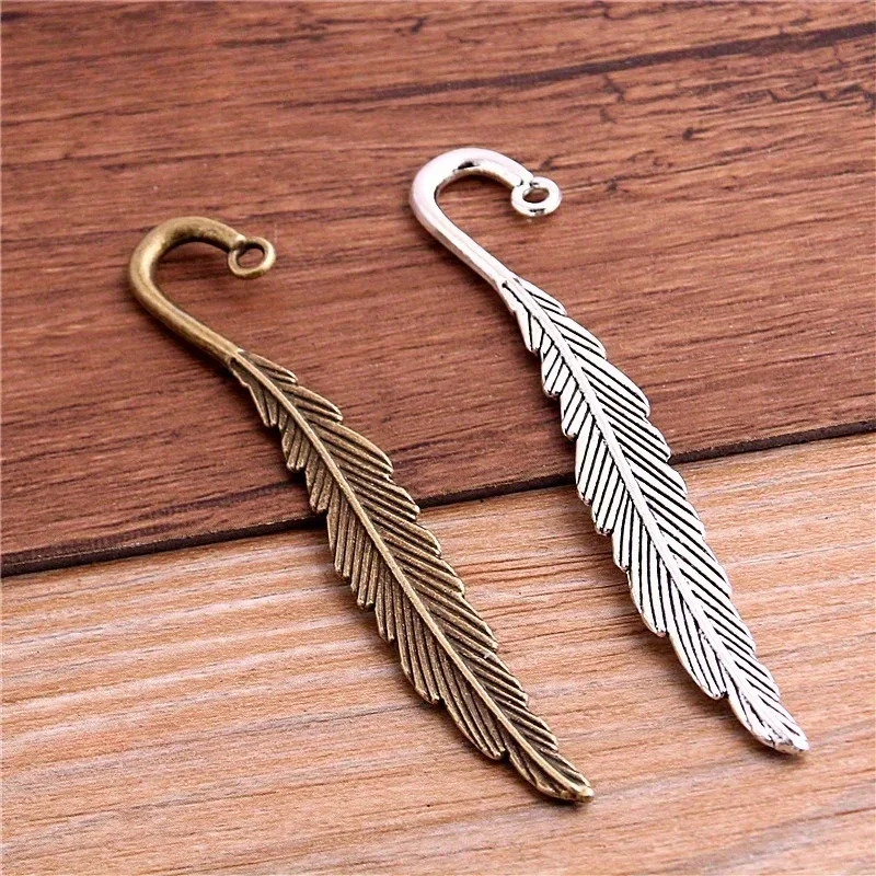 12pçs 113x16mm bronze antigo b - Resin Art Bookmark avaliação e preço