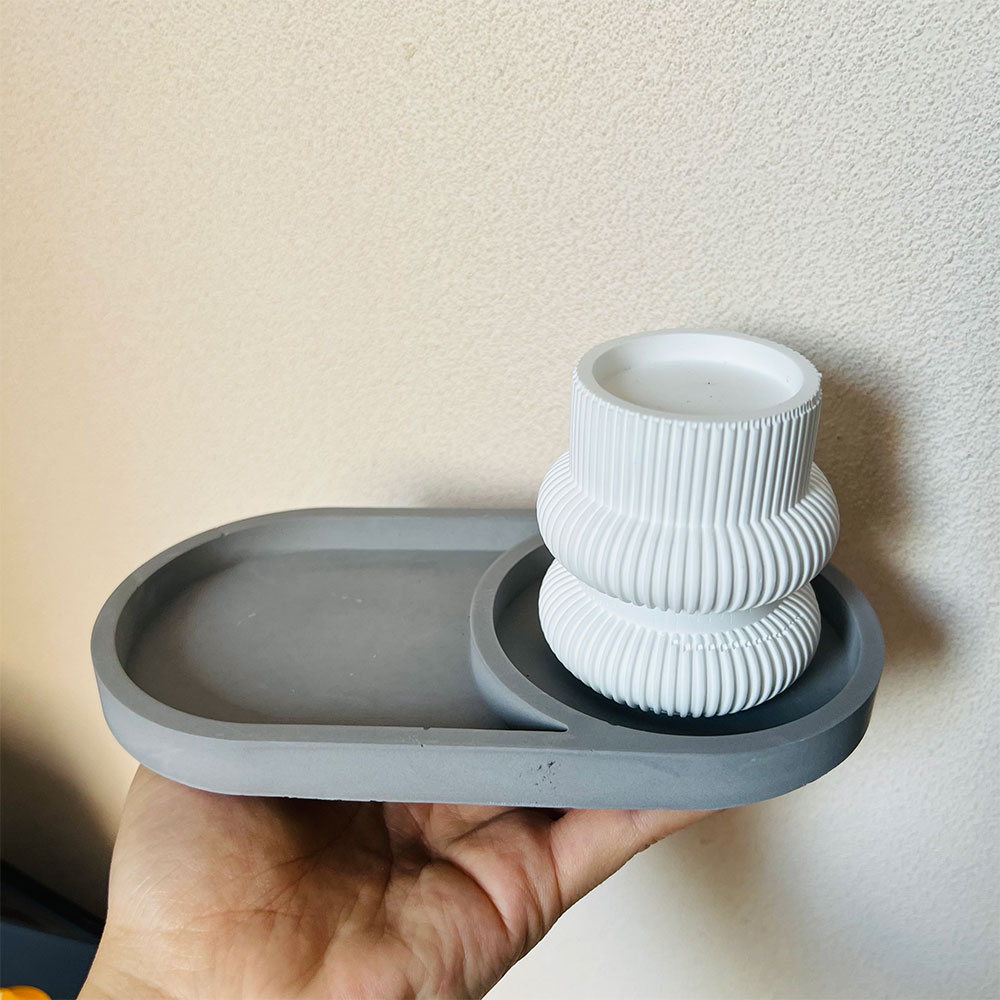 Bandeja de armazenamento oval, - Tray Mold Rectangle avaliação e preço