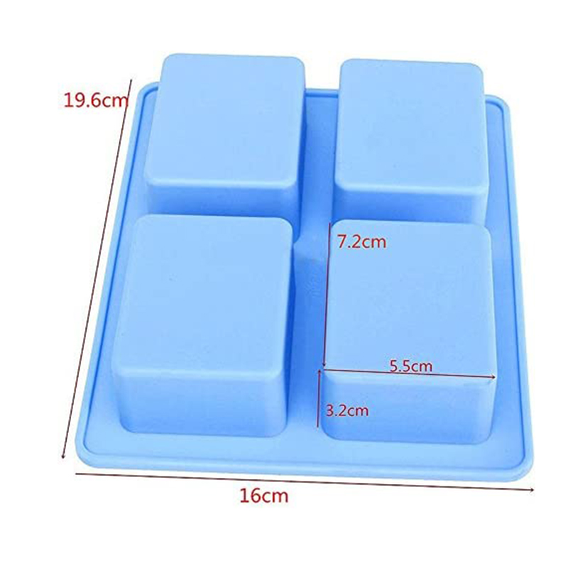 Molde de sabão de silicone ret - Tray Mold Rectangle avaliação e preço