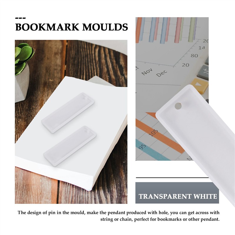 Novo Conjunto de 6 Peças de Mo - Resin Art Bookmark avaliação e preço