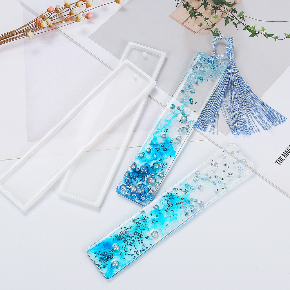 Novo Conjunto de 6 Peças de Mo - Resin Art Bookmark avaliação e preço