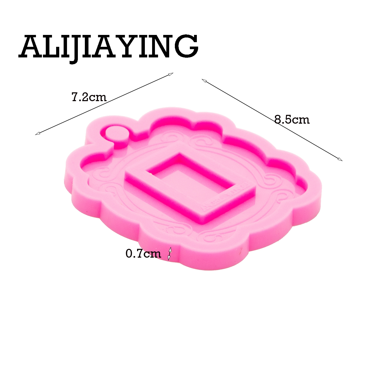 Molde de silicone DIY para res - Resin Art Keychain Design avaliação e preço