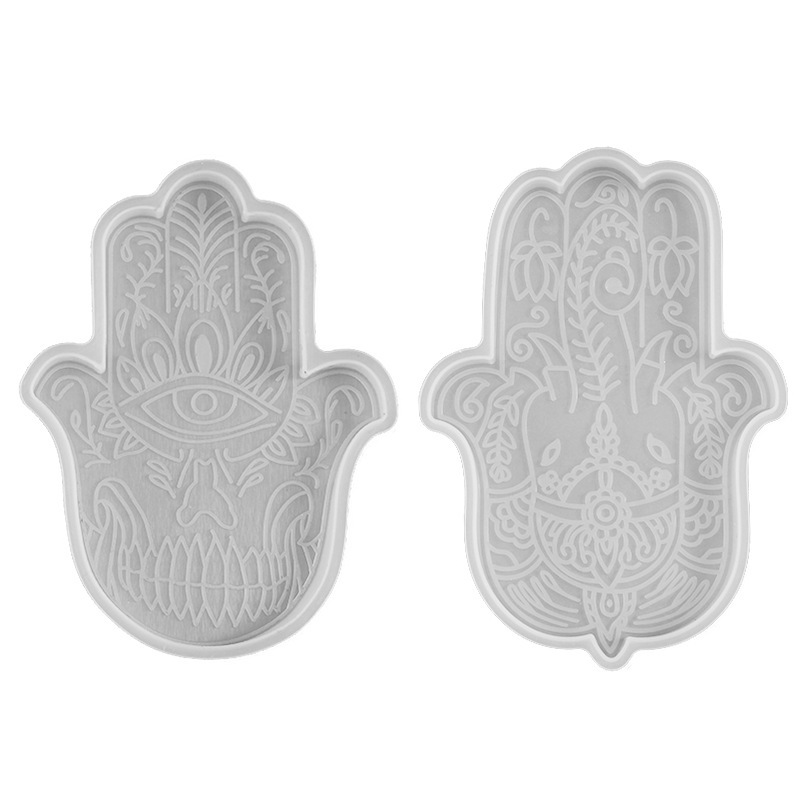 1 pçs diy coaster mão de fátim - Resin Art Mold avaliação e preço