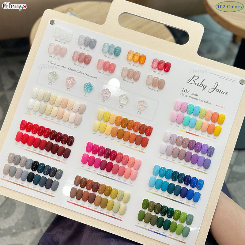 Glenys 102 cores unha polonês  - Resin Art Learning avaliação e preço