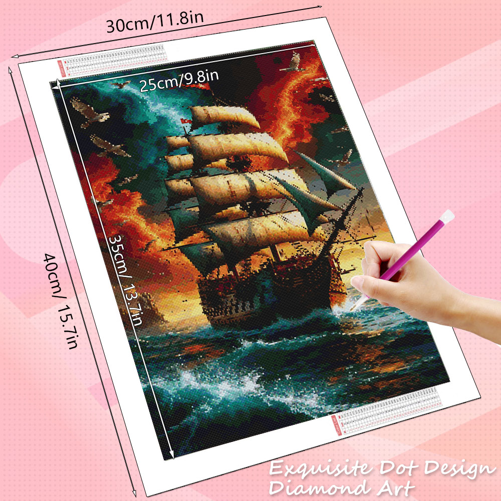 Pintura Diamante Sem Moldura N - Resin Art Home Decor avaliação e preço