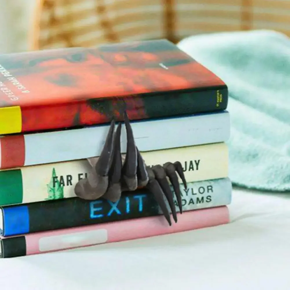 Thriller diabo mão marcadores  - Resin Art Bookmark avaliação e preço