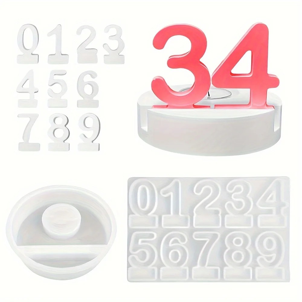 Moldes de Silicone para Bolo d - Resin Art Mold avaliação e preço