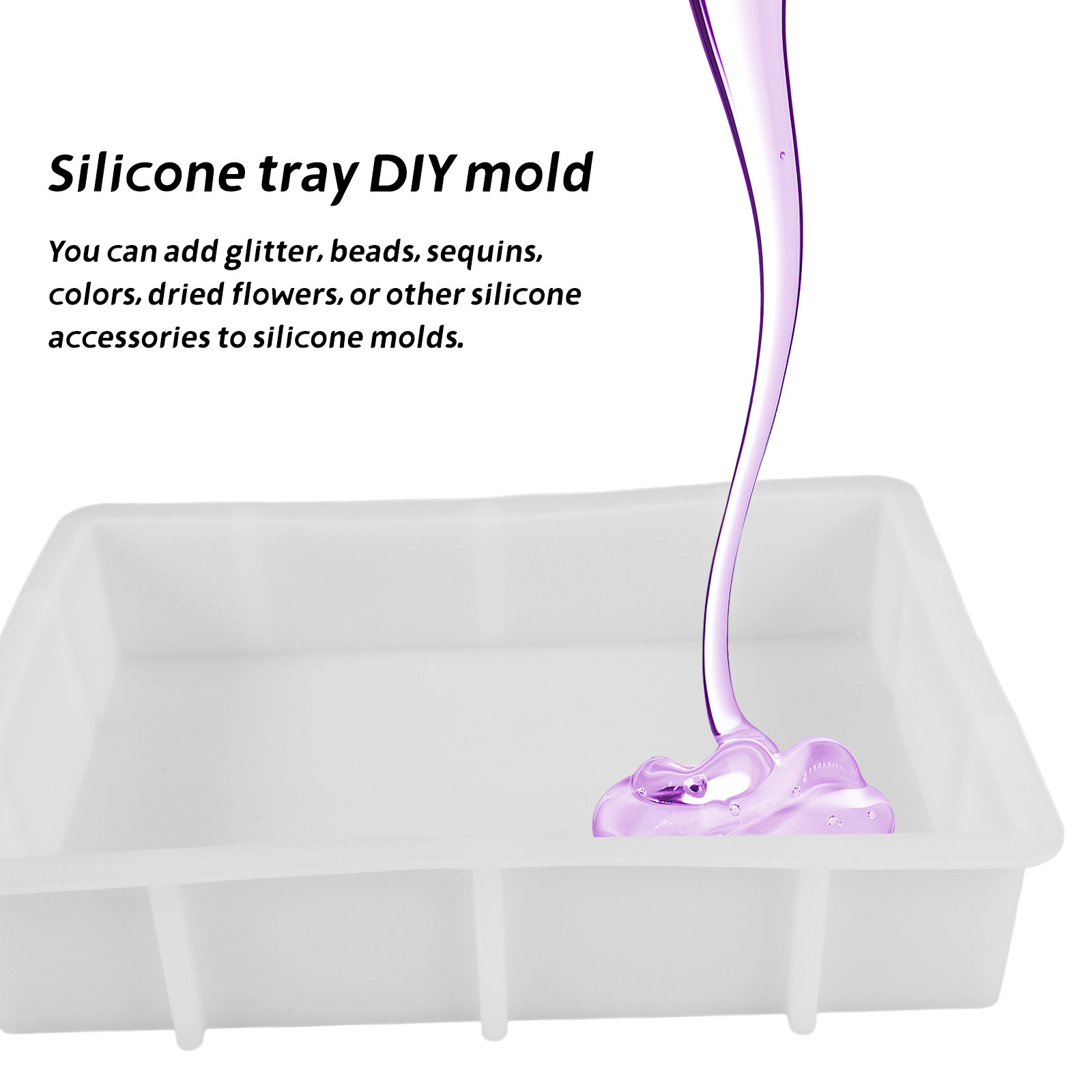 Molde de Silicone Retangular G - Tray Mold Rectangle avaliação e preço