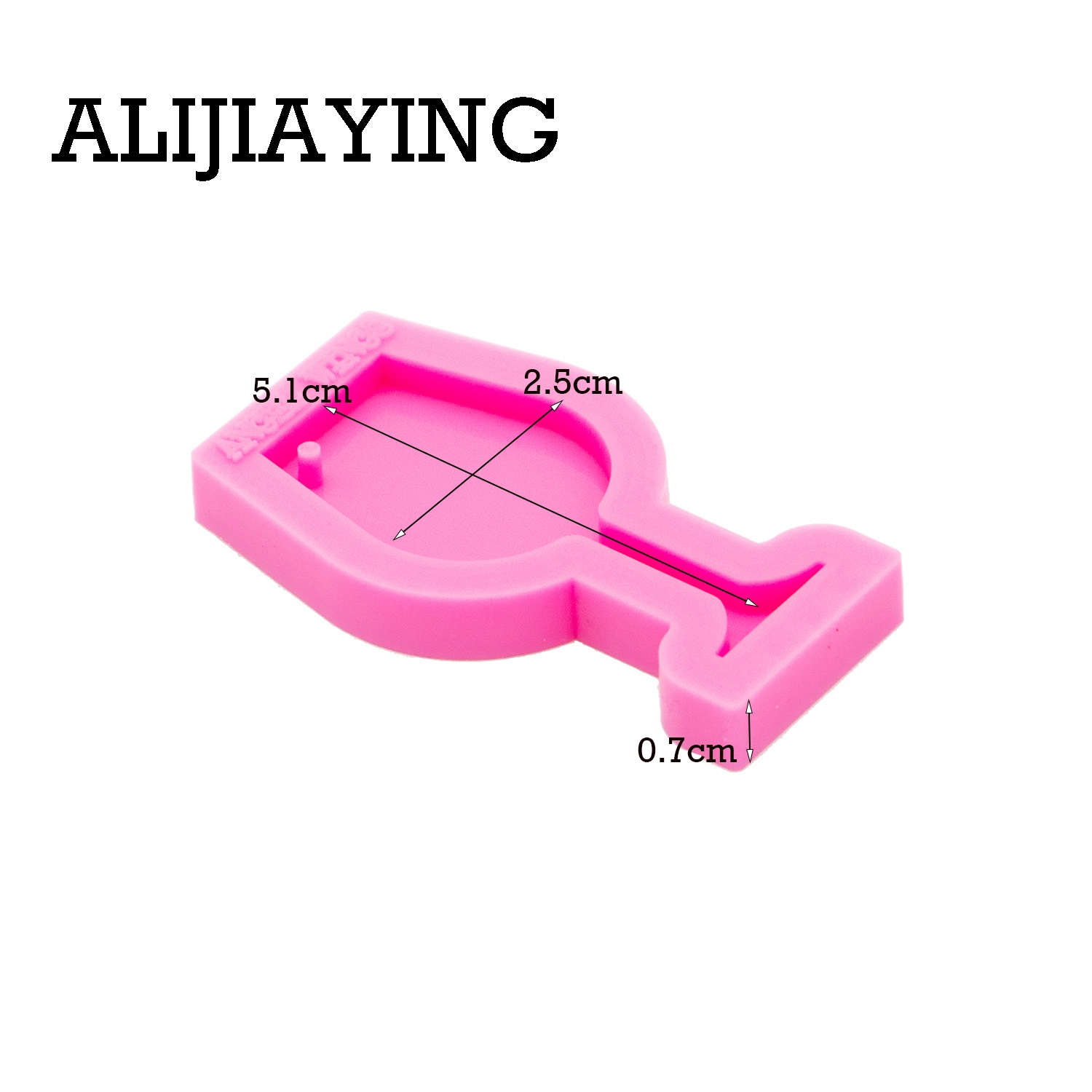 Molde de Silicone para Resina  - Resin Art Keychain Design avaliação e preço