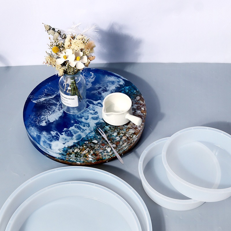 Moldes de Resina Epóxi Redondo - Resin Art Tray avaliação e preço