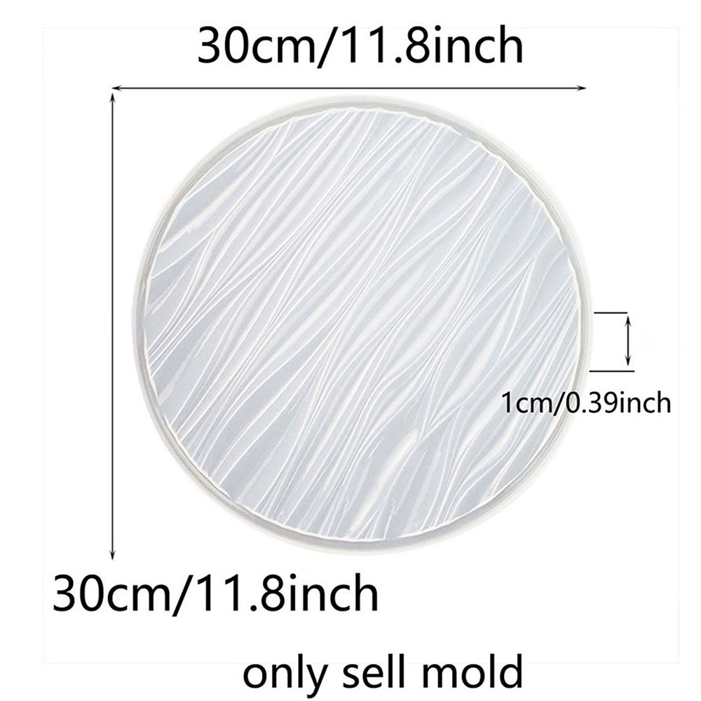 Molde de Silicone Grande Redon - Resin Art Tray avaliação e preço