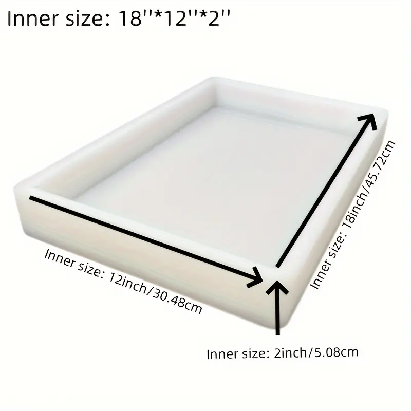 Molde de Silicone Grande 18*12 - Resin Art Supplies avaliação e preço