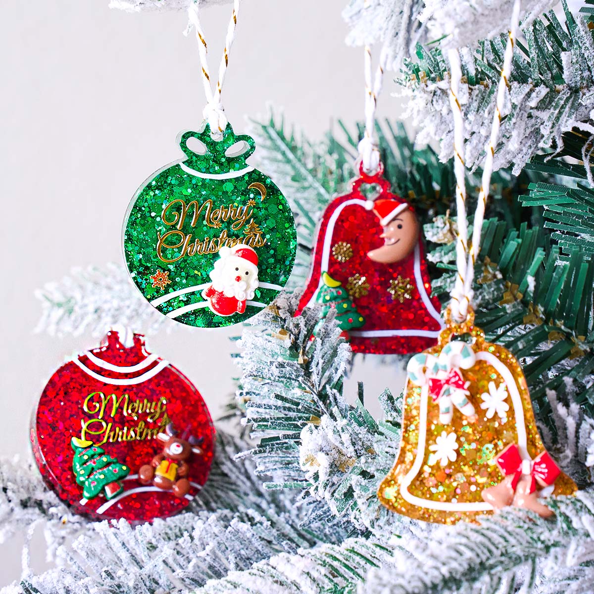 Etiqueta de natal pingente mol - Resin Art Mold avaliação e preço