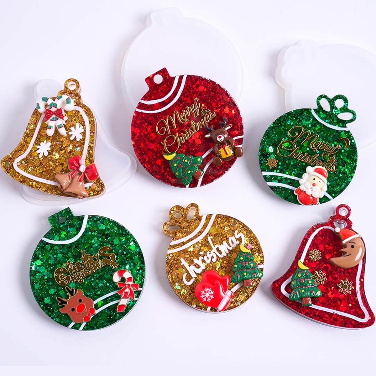 Etiqueta de natal pingente mol - Resin Art Mold avaliação e preço