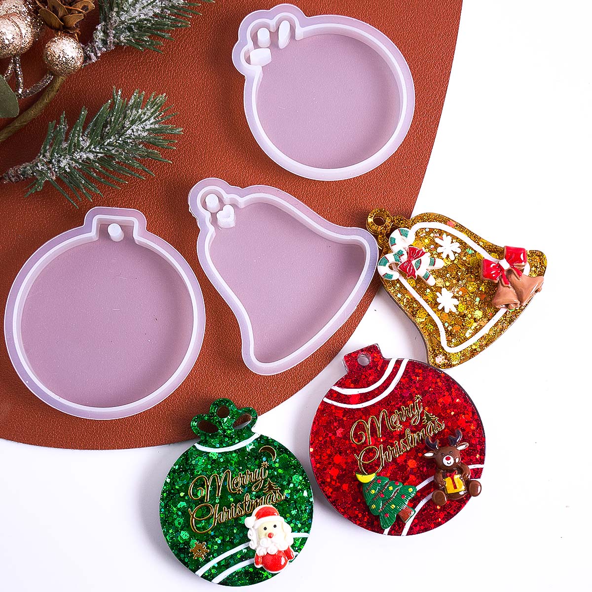 Etiqueta de natal pingente mol - Resin Art Mold avaliação e preço