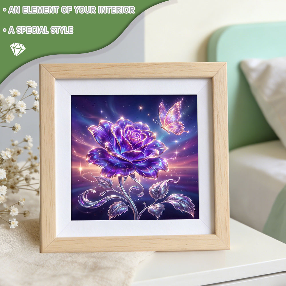 Pintura em Diamante Huacan com - Resin Art With Rose avaliação e preço