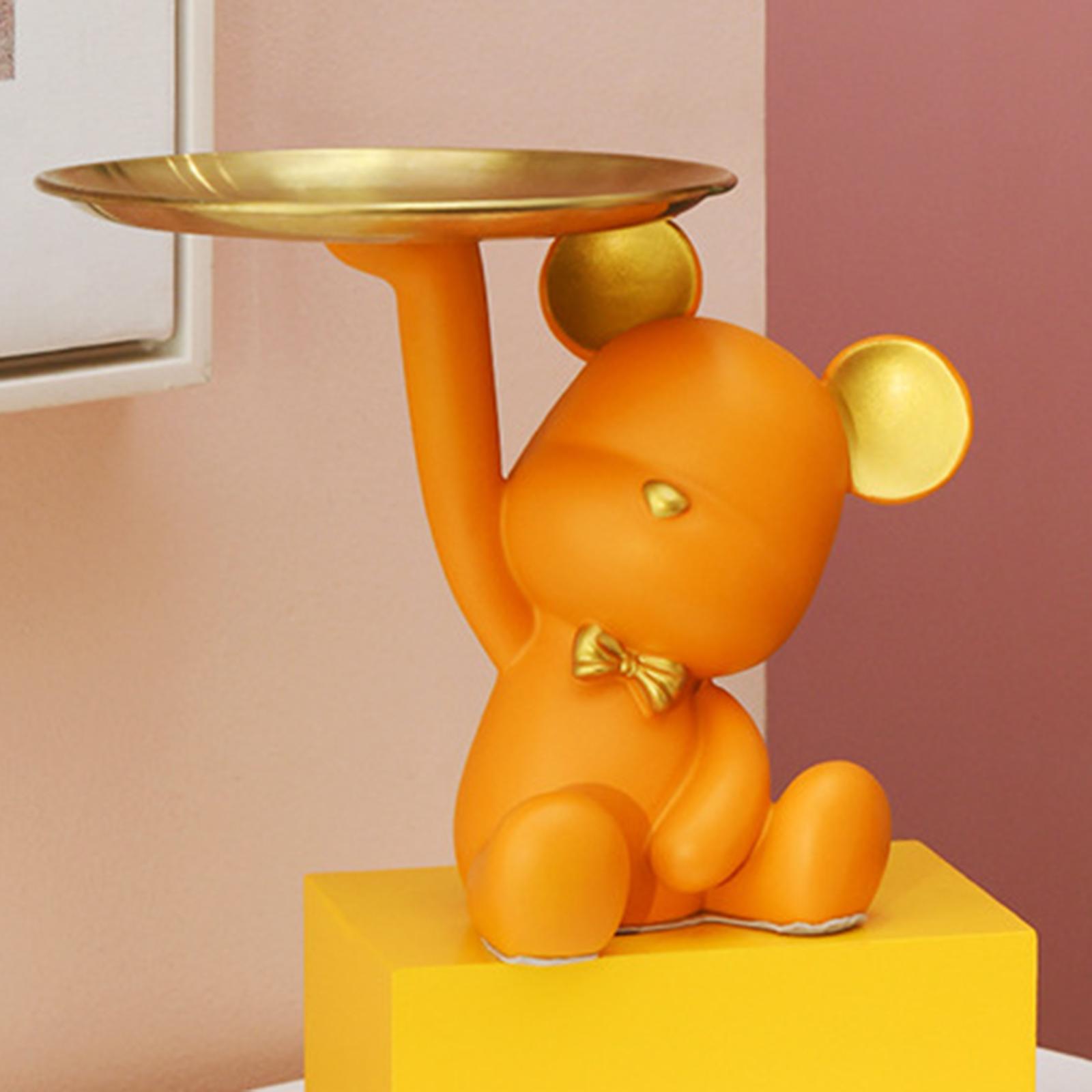 Estatueta criativa Urso de Res - Resin Art Tray avaliação e preço