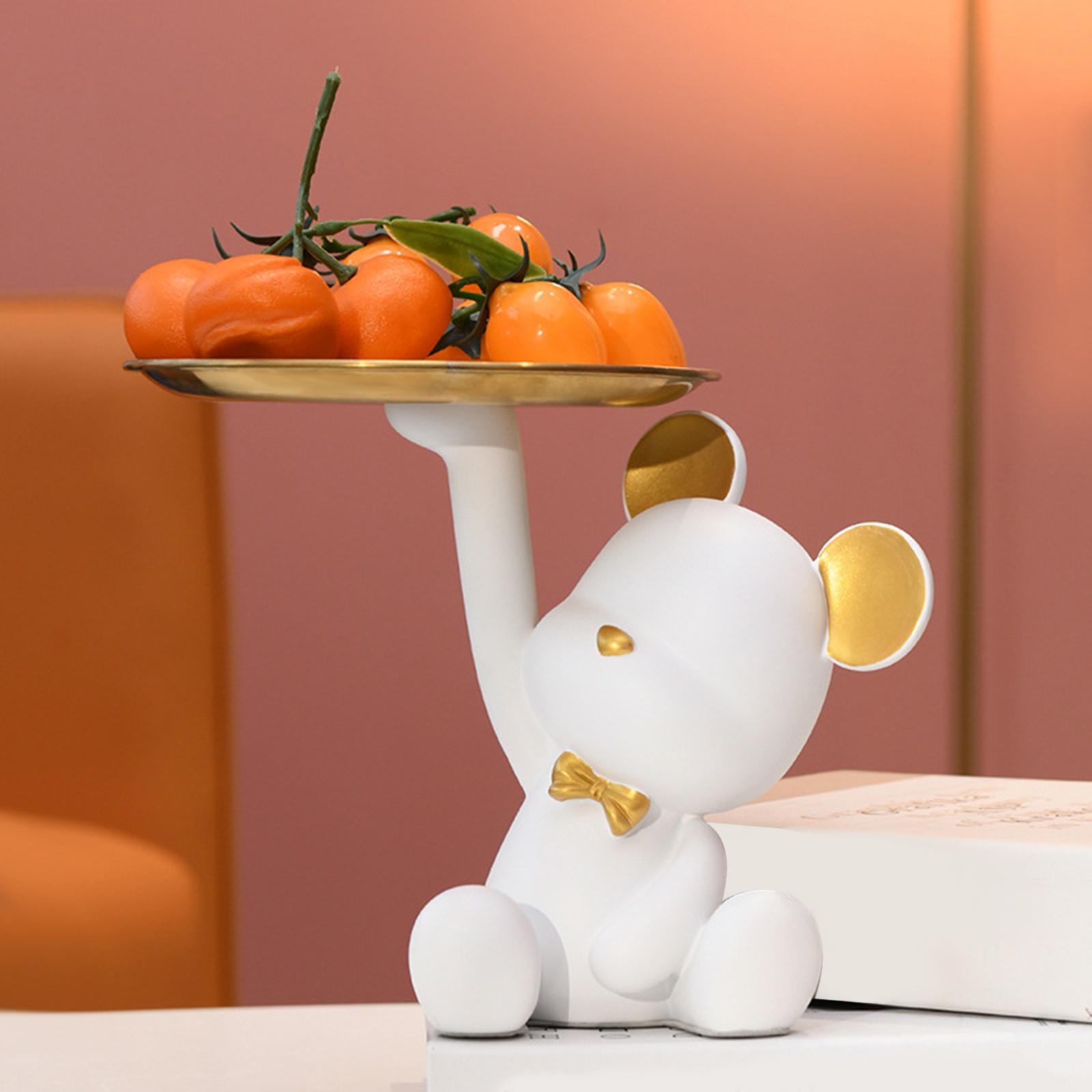 Estatueta criativa Urso de Res - Resin Art Tray avaliação e preço