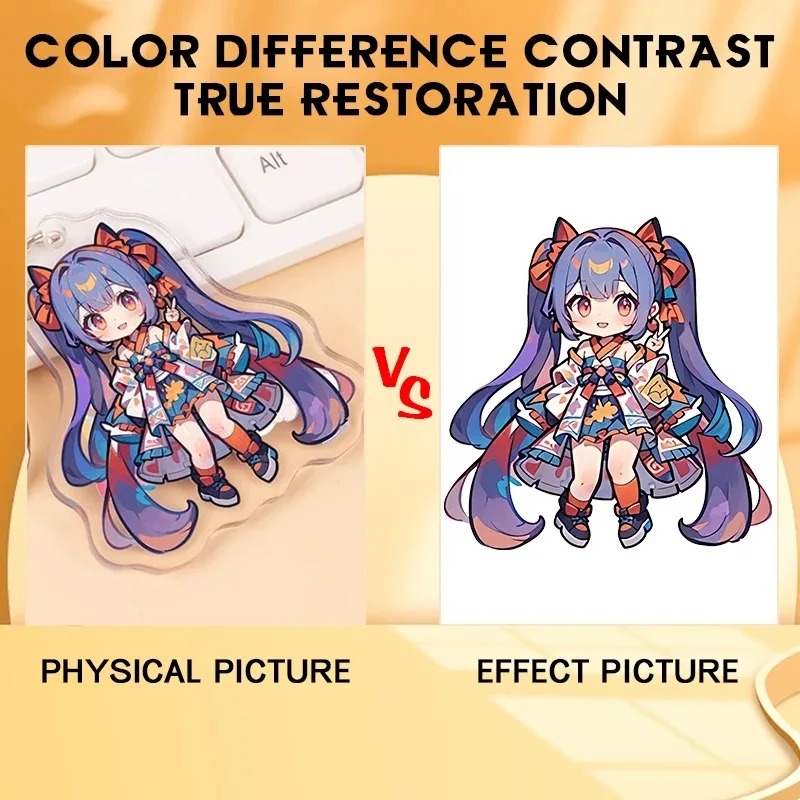 Kawaii zero dois anime figura  - Resin Art Keychain Design avaliação e preço