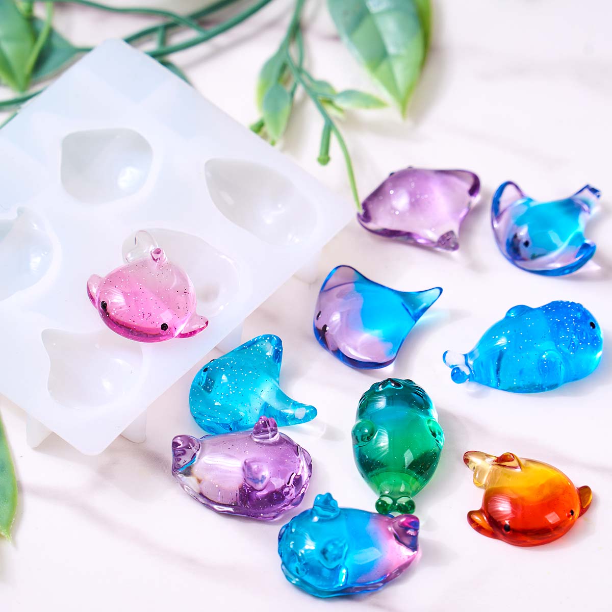 Molde de Silicone 3D de Raia M - Resin Art Mold avaliação e preço