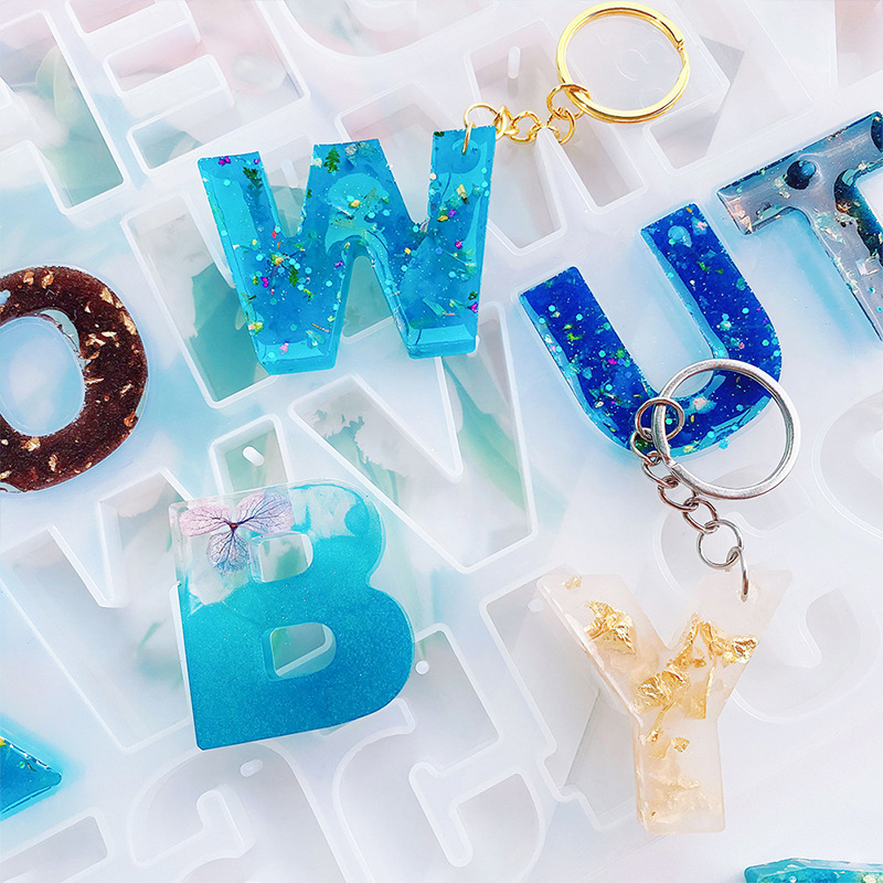 Alfabeto resina epóxi molde de - Resin Art Letters avaliação e preço