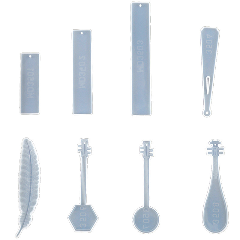 Diy uv molde de silicone marca - Resin Art Bookmark avaliação e preço