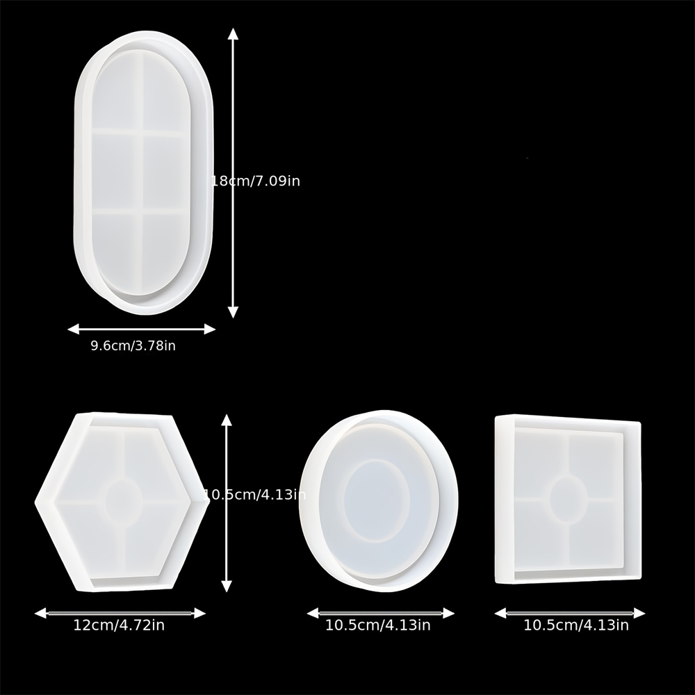 Molde de silicone para armazen - Resin Art Tray avaliação e preço