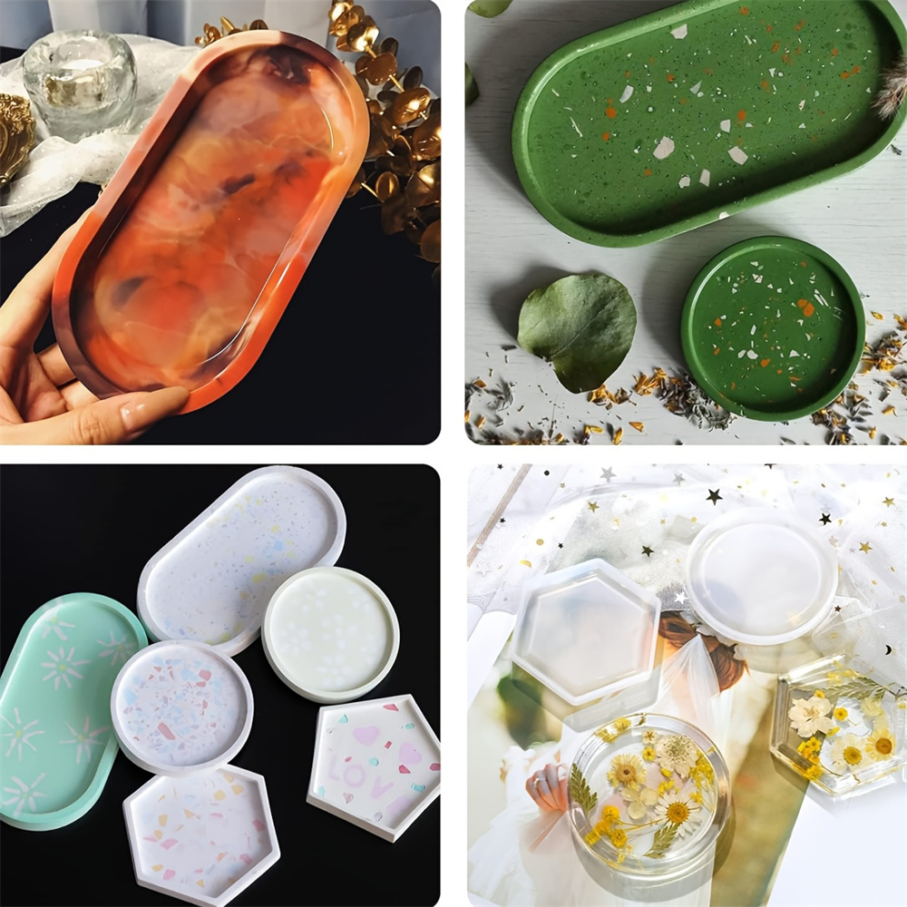 Molde de silicone para armazen - Resin Art Tray avaliação e preço