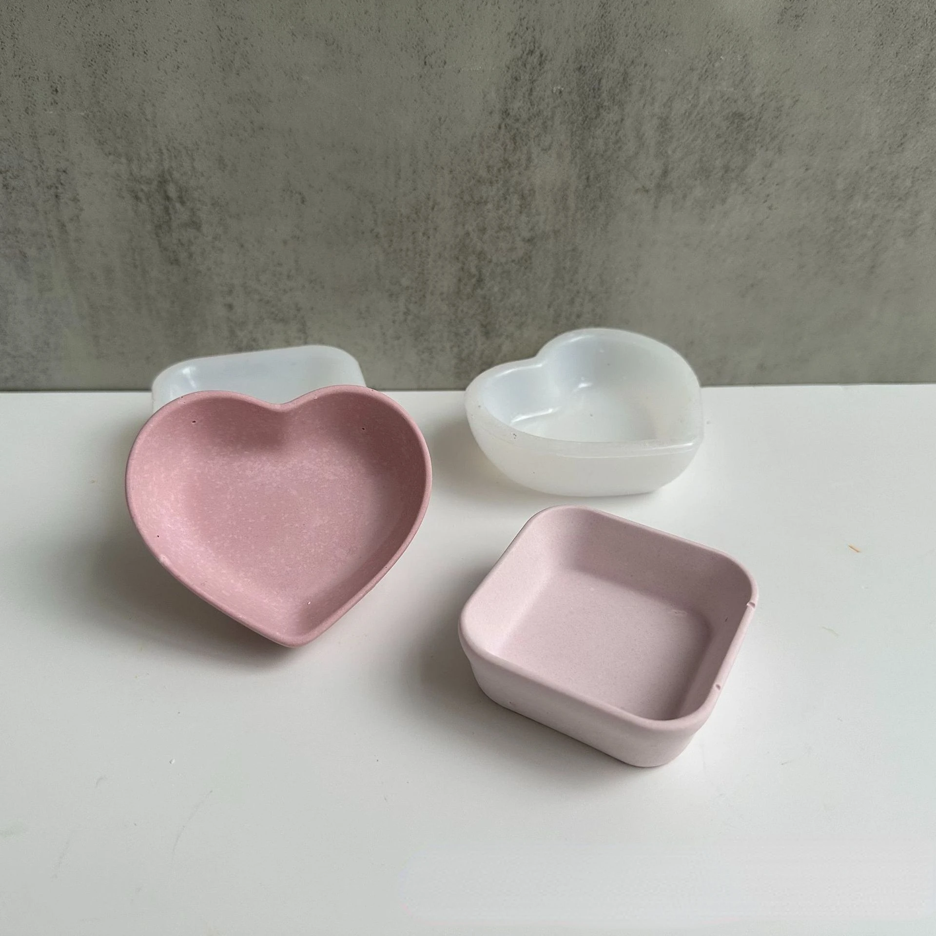 Forma de coração quadrado conc - Tray Mold Rectangle avaliação e preço