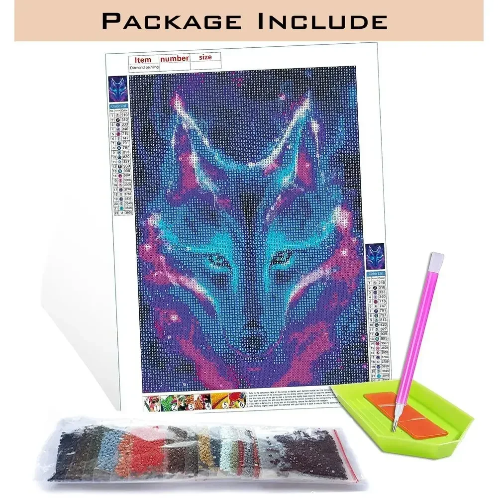 1 peça de Pintura Diamante 5D  - Resin Art Learning avaliação e preço