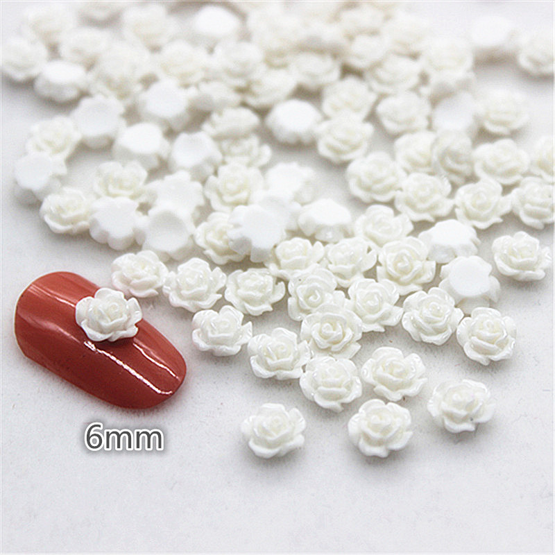 Mini Resina Rose Flor Flatback - Resin Art With Rose avaliação e preço