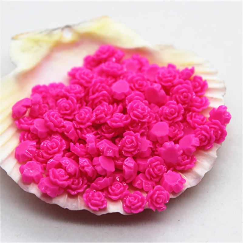 Mini Resina Rose Flor Flatback - Resin Art With Rose avaliação e preço