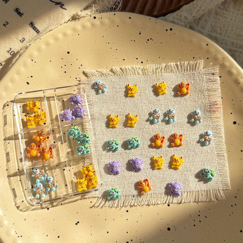 Acessórios de nail art Pokémon - Resin Art Accessories avaliação e preço